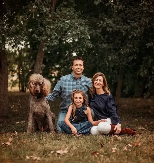 A beautiful picture of the family