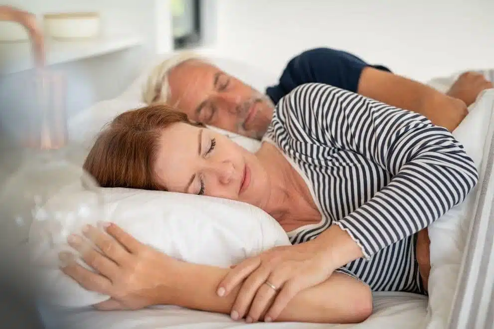 How a dentist can help with sleep apnea 5 One Couple is on their bed and doing rest