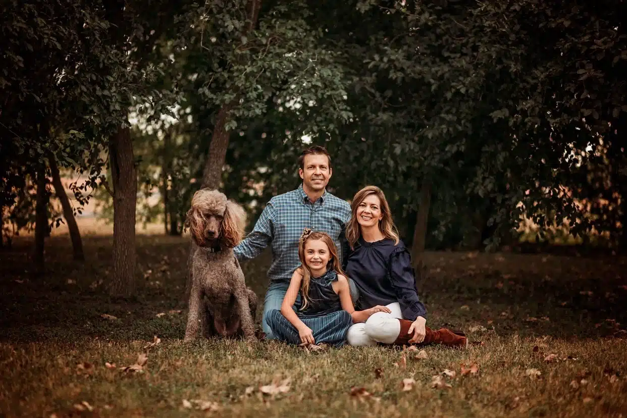 A beautiful picture of the family