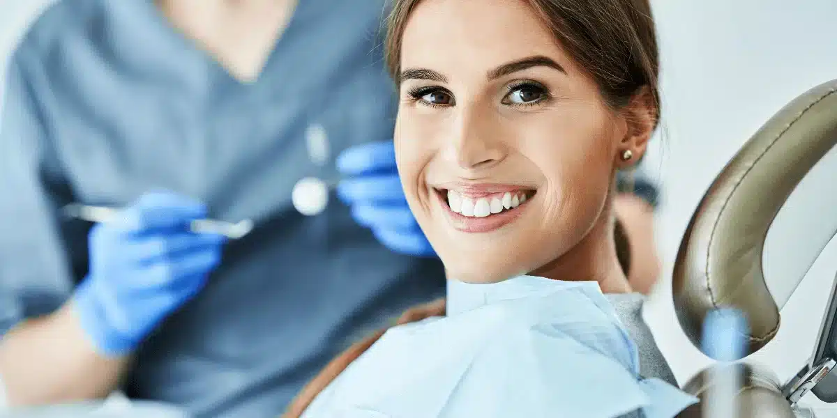 Image of woman with a beautiful smile